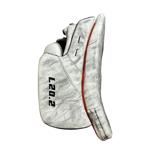 True L20.2 - Bloqueur de gardien de but Pro Stock d'occasion (blanc/orange/noir)